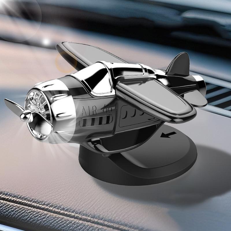 360° Автомобильные Солнечные Украшения Самолетики Центр Автомобиля Питание Самолет Декор Салона Украшения Аксессуары Консоль Автомобиля A5t3