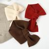 Japanese-Style Cozy Cross-Knitted Scarf for Women - Autumn/Winter Trend