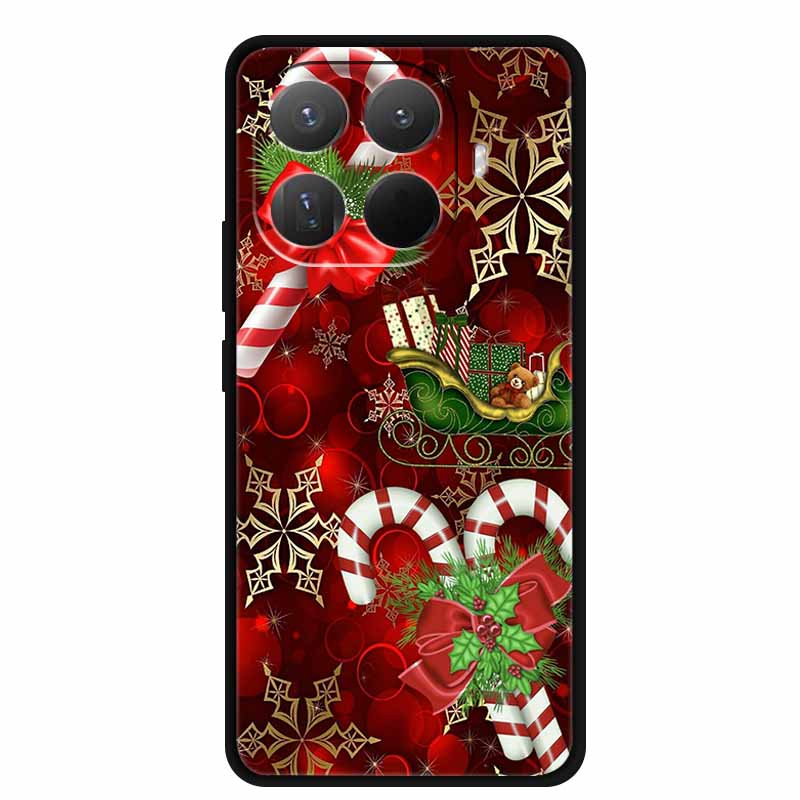 Christmas Case For Xiaomi 15T Pro Shockproof Soft Back Cover Silicone TPU Shell for Xiaomi 15 T pro Bumper Phone Protector Bags