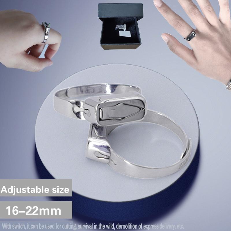 Красивое Регулируемое Кольцо 16-22 мм Открывающееся Кольцо для Курьера Инструмент для Ручной Клади Кольцо для Женщин Мужчин Кольцо с Переключателем