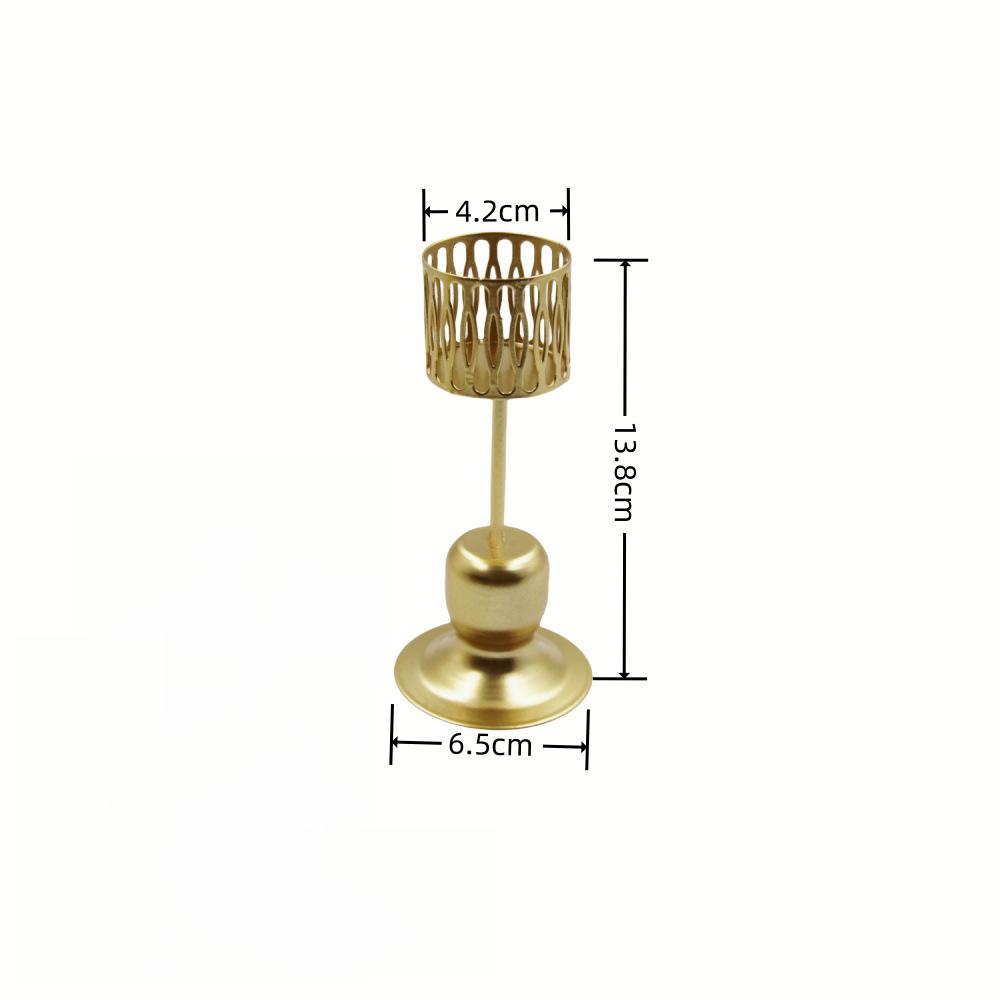 Геометрические украшения из полого железа, украшения для домашнего подсвечника