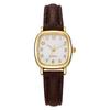 Korean Version of the Trendy Ladies Watch Fashion Small Arab Quartz Watch Leather Strap Watch