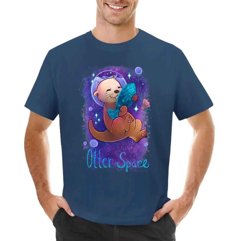 Kawaii Otter Space T-shirt shirts graphic tees graphics t shirts for men