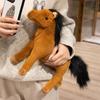Simulation Horse Realistic Horse Stuffed Toy Stuffed Animal Horned Sheep Plush Toys  Birthday Gift