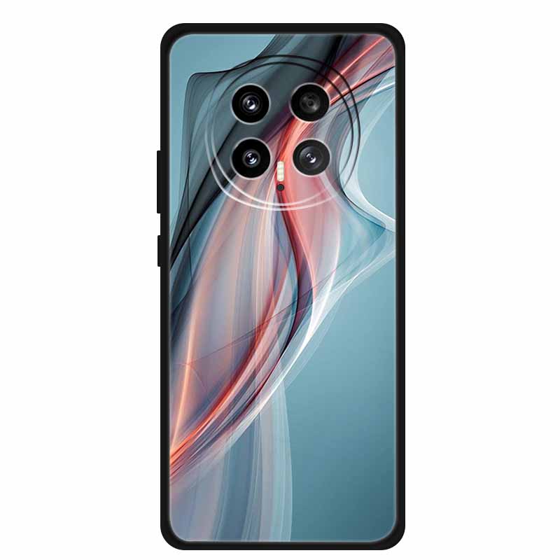 Защитный чехол для мобильного телефона For Honor Magic8 5G, с цветочным рисунком, мягкий, черный силикон, задняя крышка для Honor Magic 8 2025, чехол Funda
