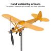 Флюгер Самолет Piper J3 Cub 3D Металлический Флюгер Самолет Наружный На Крышу Индикатор Направления Ветра Садовый Декор