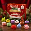Christmas Surprise Gift Set Advent Calendar with Squeeze Toys, Cute Silicone Dumpling Figures, Countdown Stress Relief Sensory Fidget Toys for