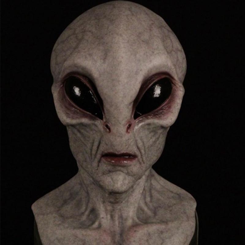 Halloween Alien Mask High-quality Latex Material For Realistic Look
