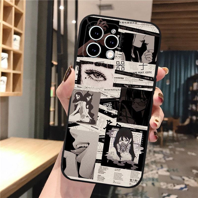 Чехол для телефона Junji Ito Tomie Для iphone 17 Pro Max 17 Pro Air 16 15 14 13 Pro Max 15 16 Pro 15Plus