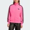 adidas Originals Adicolor Classics Firebird Свободная унисекс спортивная куртка Ярко-розовый/Черный JX7865