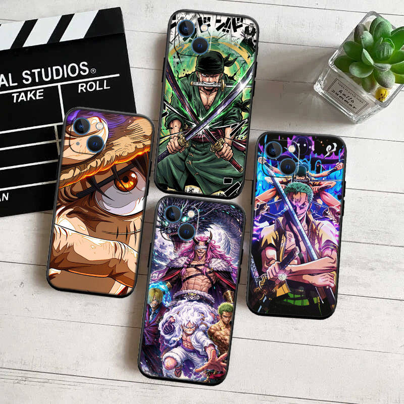 MH13 Anime One Piece Phone Shell for Samsung S20 S21 S22 S23 S24 FE Ultra Plus Lite S21S A55 A07 A17 F06 F16 M06 M16 M56 A36 A37 A57
