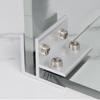Self-closing Side Mounted Frameless Clamp Glass Door Hinge Furniture Accessories Cabinet Door Hinge
