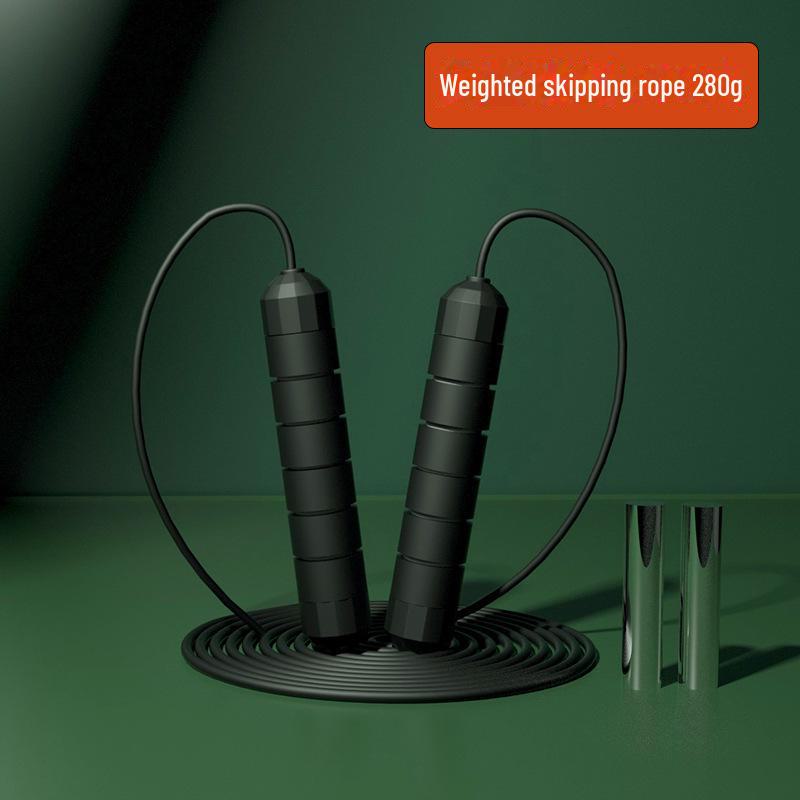 Скакалка с двойным подшипником и утяжелением для взрослых и студентов — идеально подходит для занятий фитнесом и подготовки к экзаменам в старших классах