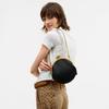 Elegant Mini Clutch Bag With Magnetic Snap Womens Shoulder Crossbody Soft PU Leather Oval Shape