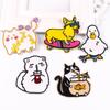 5 Pcs/pack Fusible Embroidery Patch Iron On Patches For Clothing Thermoadhesive Patches For Jackets Jeans Backpack Ironable Sewing Patch