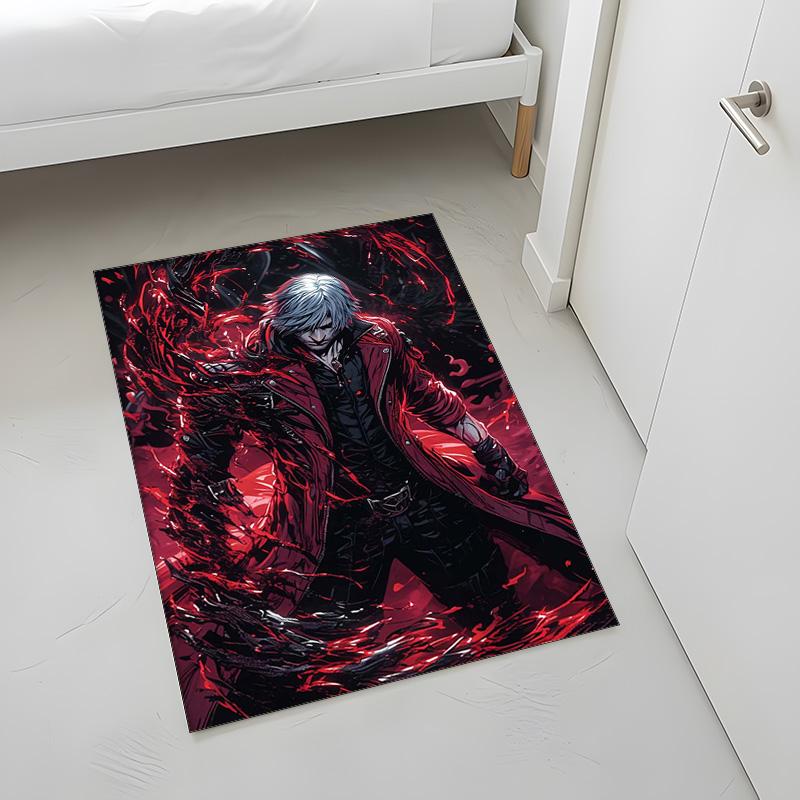Devil May Cry (5) Rug Suitable For Living Rooms Bedrooms Computer Rooms Dining Areas And Placement Under Tables And Chairs Also An Ideal Choice For Of