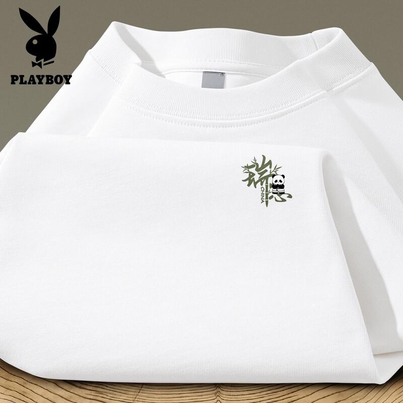 PLAYBOY Мужская повседневная хлопковая футболка с коротким рукавом, лето 2026