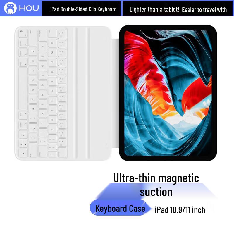 Houhou Ultra-thin Magnetic Keyboard Case for iPad