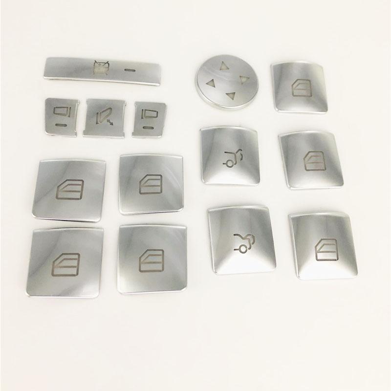 Наклейка на кнопку подъема оконного стекла автомобиля для Mercedes Benz ABCE GLA CLA GLK GL ML GLE