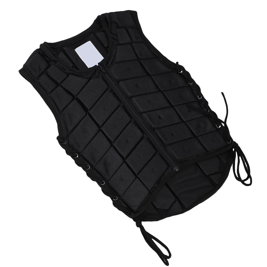 Equestrian Horse Vest Unisex Equestrian Protective Vest Comfortable Horse Riding Vest Zipper Closure for Boys Girls