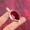 Garnet 925 Solid Sterling Silver Pendant, Handmade Gemstone Pendant Jewelry, Gifts For Wife Brand New Pendant