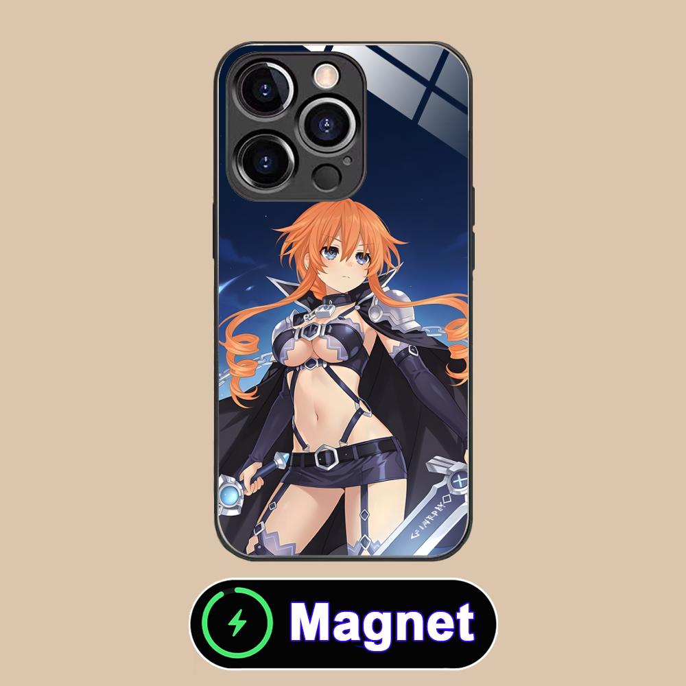 Date a Live Ямай Кагуя Стеклянный чехол для мобильного телефона MagSafe для iPhone 17 16 15 14 13 12 11 Air Pro Max Plus Mini Цветная крышка
