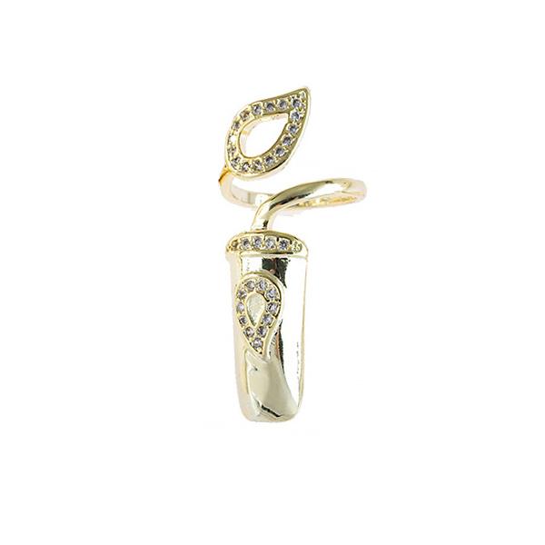 Очаровательное женское кольцо с цветком для ногтей, серебряное кольцо для ногтей, модные женские ювелирные изделия в подарок