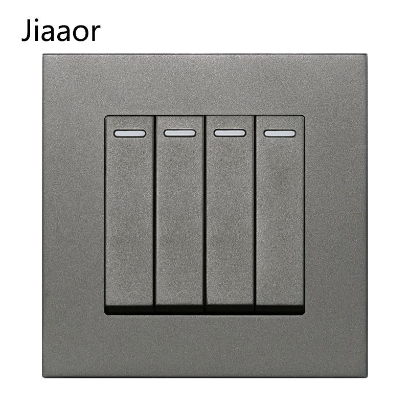 Серый британский стандарт двойная розетка с выключателем с USB и Type C - совместимая с Гонконгом/Макао, скрытого типа 86