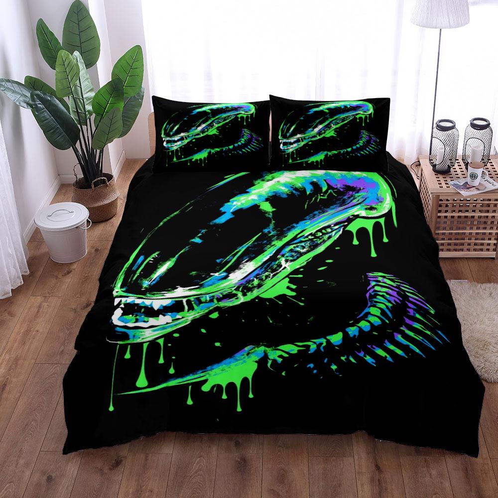 Комплект постельного белья Aliens Horrible Duvet Cover Set King Queen Double Full Twin Single Size