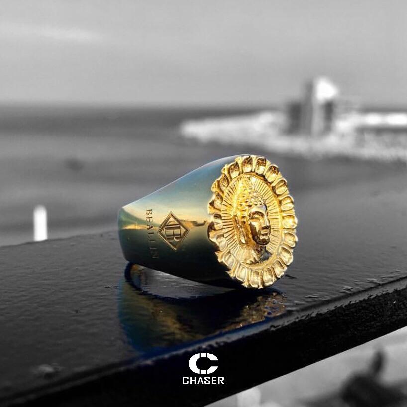 Forchaser Buddha Ring - White