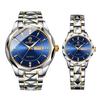 Ladies Watch Seiko Analog Copy Watch Women Luminous Date Day of the Week Waterproof Watch Easy To Read Dial Stainless Steel Adjustable Level Blue