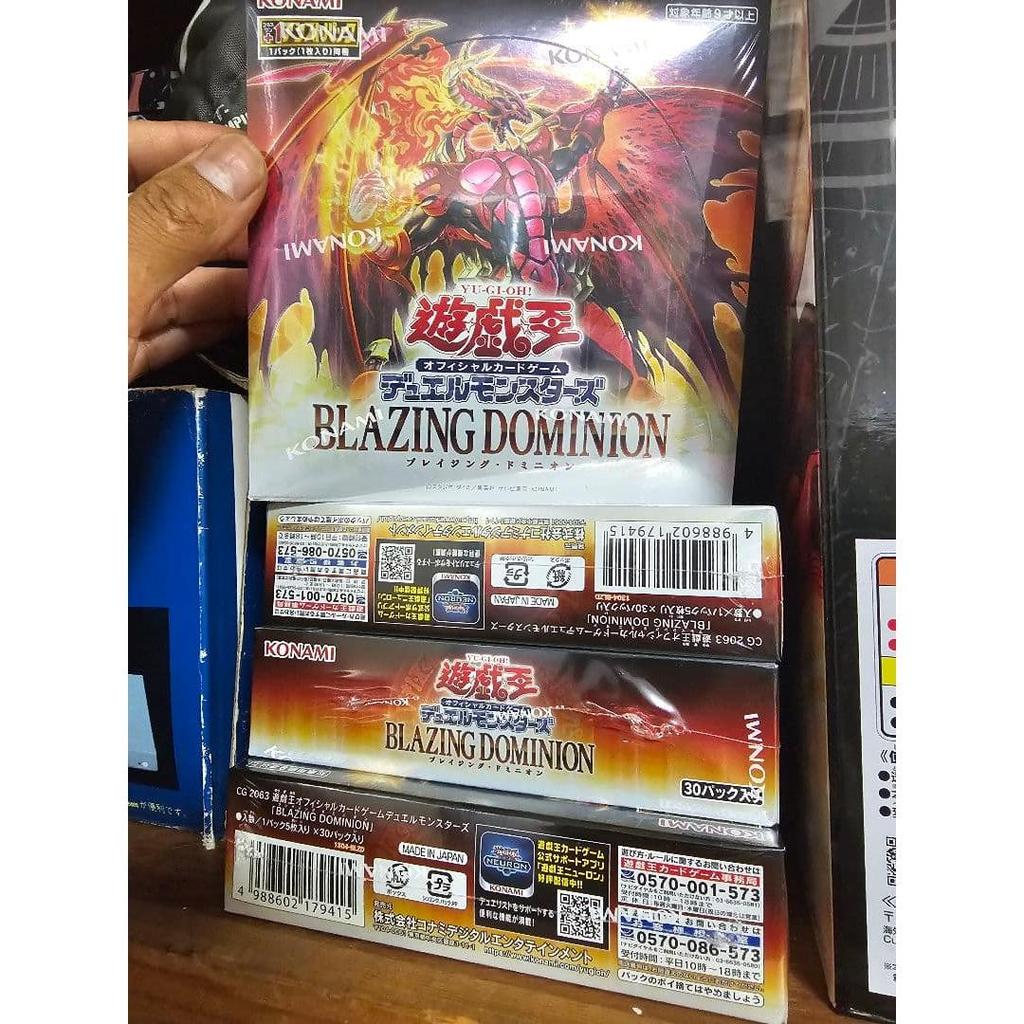 Б/у Yu-Gi-Oh! OCG Бустерный набор BLAZING DOMINION