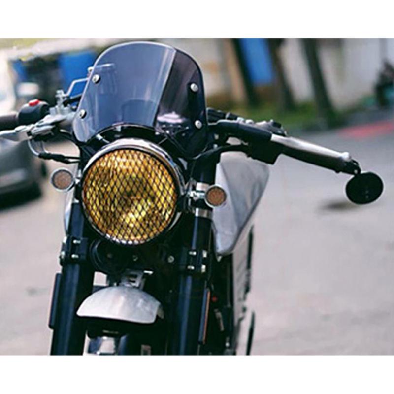 Для Yamaha Kawasaki Suzuki Cafe Racer Для Harley Honda Motorcycle Универсальный черный ветровой дефлектор ветрового стекла Обтекатель ветрового стекла