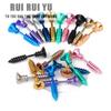 RUI RUI YU Unisex Stainless Steel Piercing Nail Screw Stud Earrings Punk Helix Ear Piercings Fashion Jewelry