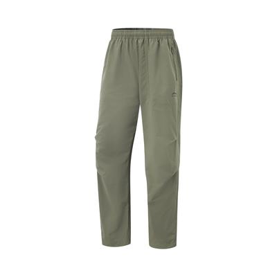 Мужские спортивные брюки Li Ning Fitness Series с надписью «Lose Woven Logo Letter», цвет «Tea-Green» AYKV227-2