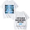 Camiseta Unisex Grficos Yk Billie Eilish Novedad  Cuello Redondo Unisexga Corta Camiseta De Moda Hiphop Para Hombre Mujer