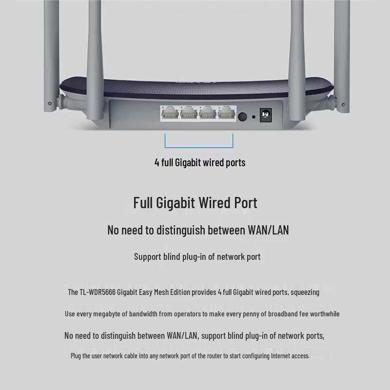 TP-LINK Smart Home Mesh Dual-Band Gigabit Wireless Router (CN version)