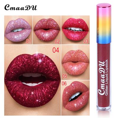 CmaaDU Diamond Symphony Shiny Matte Metallic Lip Gloss Губная помада