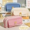 Fabric Stationery Case Multi-function Cosmetic Pouch New Pencil Bag  Student School Supplies
