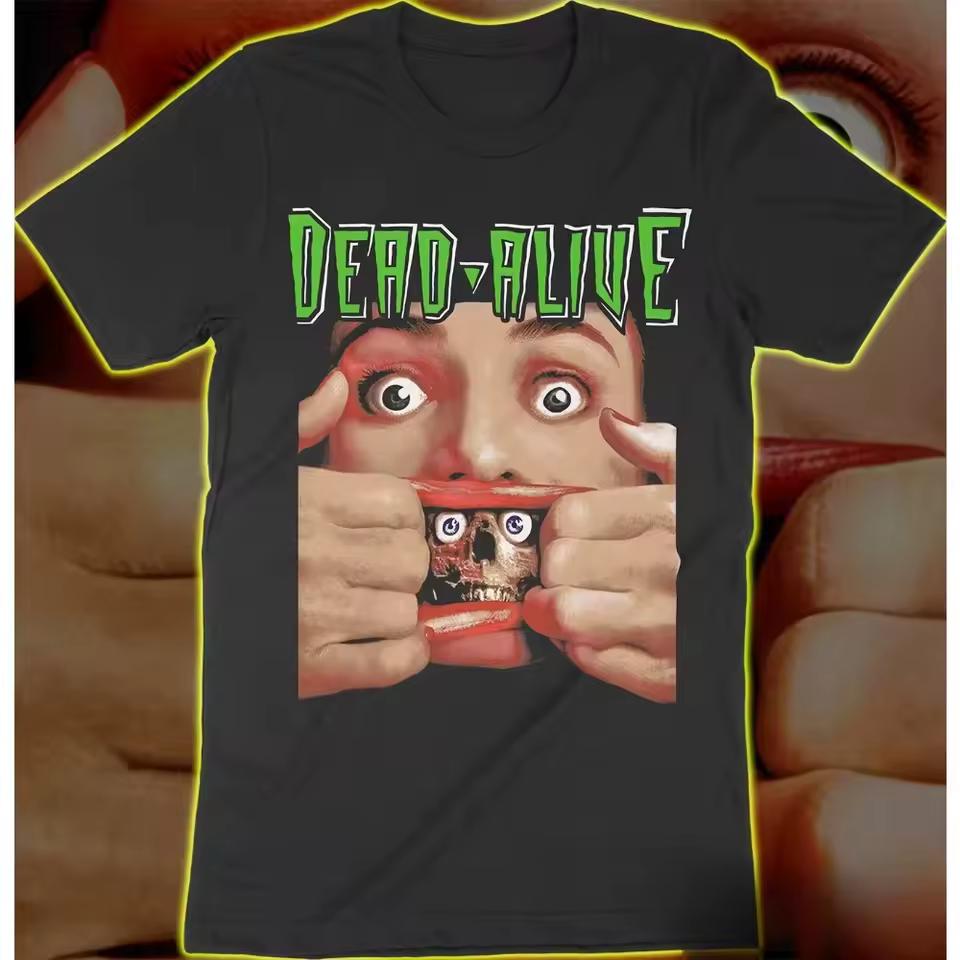 Summer T-shirt: Return of The Living Dead "Retro Cult Horror Movie Print Pattern T-shirt Popular