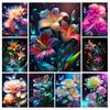 DIY Diamond Painting Flower Cross Stitch Kit Mosaic Art Diamond Painting Full Circle Diamond Home Decoration