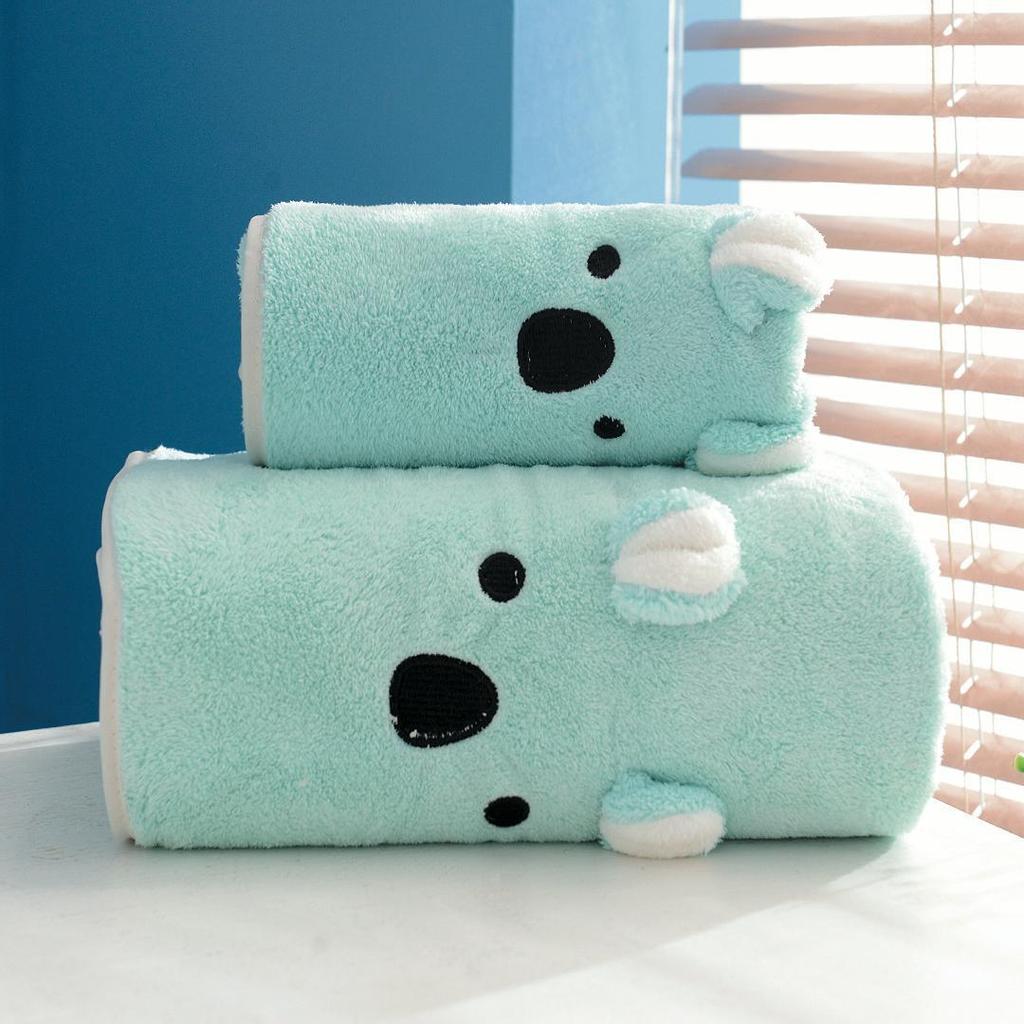 Мультяшное банное полотенце из чистого хлопка, супермягкая впитывающая ванна для новорожденных, мультяшное полотенце, ткань, приятная для кожи, мягкая и удобная в переноске