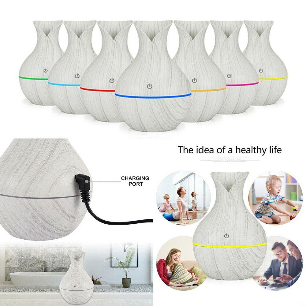 Aroma Essential Oil Diffuser Air Purifier LED Ultrasonic Aromatherapy Humidifier