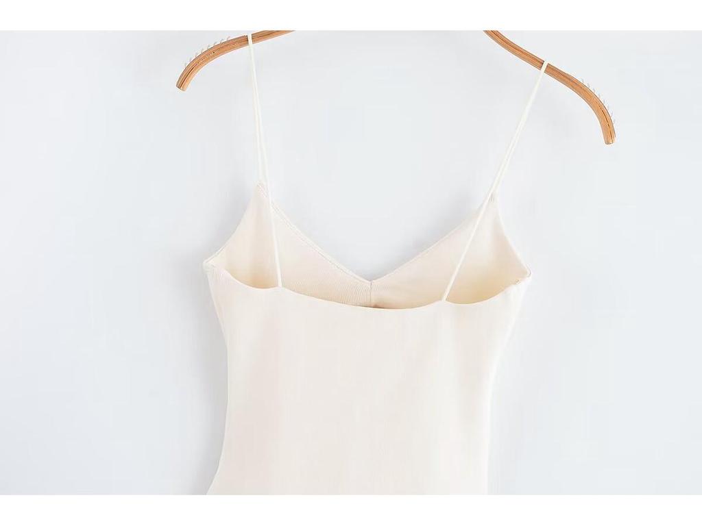 Летнее женское платье-слинг с открытым дизайном в европейском и американском стиле 2025 года