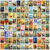 100 Stickers Landscape Poster Style Theme Stickers Shein World Landscape Poster Stickers