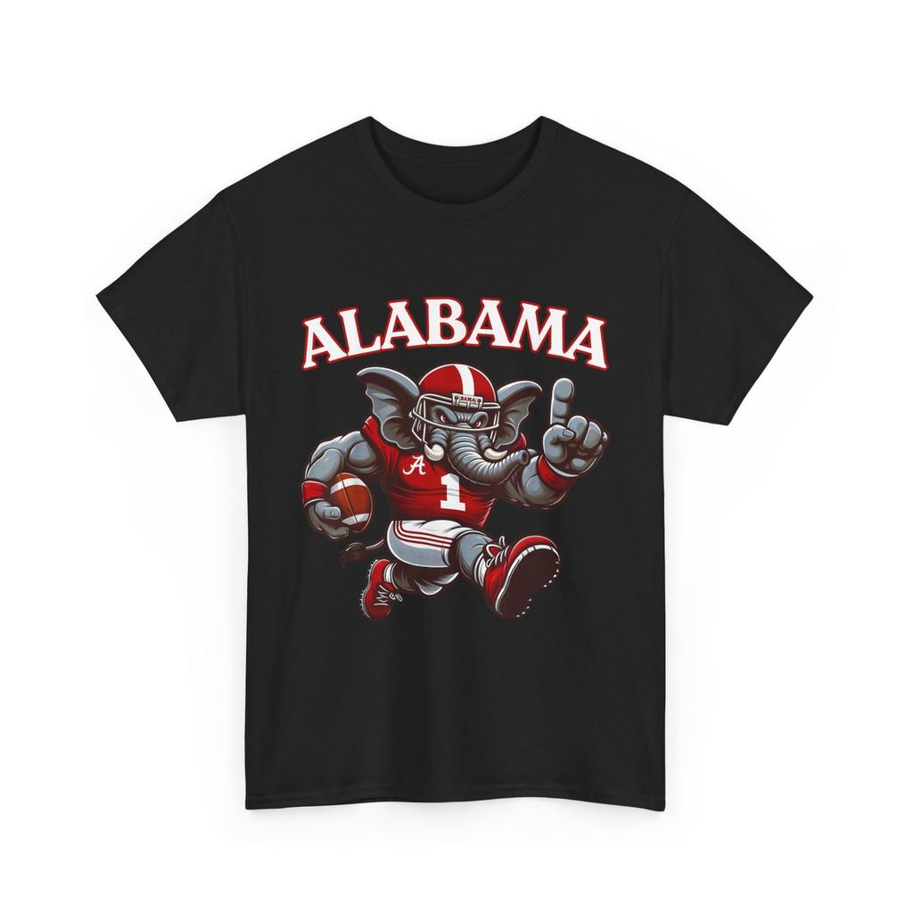 Alabama AL Vintage Sports Funny Love Elephant Animal Men Kid T-Shirt Mens Womens Tees Top