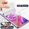 4Pcs Hydrogel Film For Samsung Galaxy A12 A52 A53 A73 5G Protective For Samsung A72 A52S A34 A54 A14 S23 S24 Ultra Not Glass
