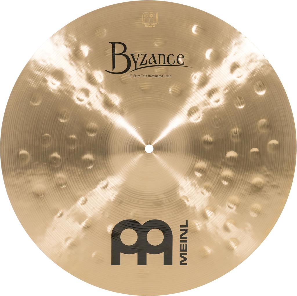 MEINL Byzance Traditional Series Crash Cymbal Extra Thin Hammerd Crashe B18ETHC 18"