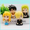 Очаровательный набор миниатюрных фигурок One Piece 10 см Зоро Нами Санджи Луффи для демонстрации
