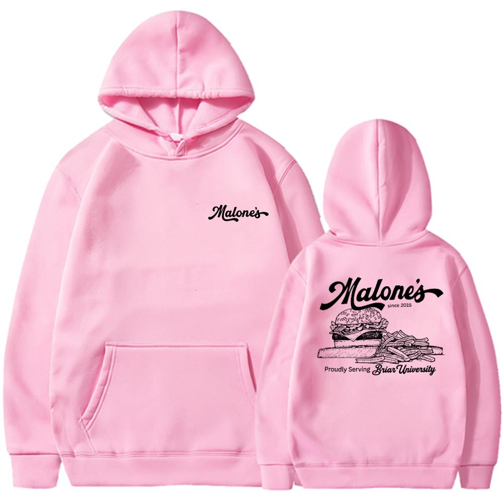 Винтажная толстовка Malone's Briar University Серия толстовок Off Campus Briar Хоккей Романтические топы Ретро Унисекс Пуловер Книжный подарок